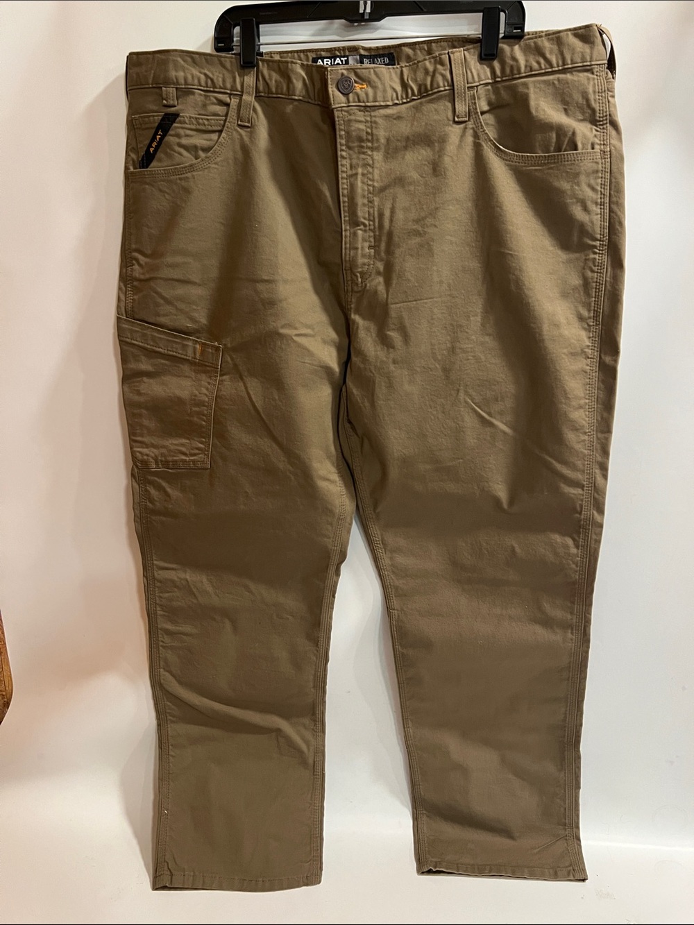 Ariat Men's Cargo Work Pants in Tan BrownSz 44/32